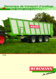 Remorque de Transport d'ensilage HTW