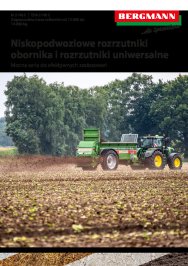 Niskopodwoziowe rozrzutniki obrotnika i rozrzutniki uniwersalne M-TSW 2140 E