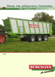 Vozy na přepravu řezanky HTW