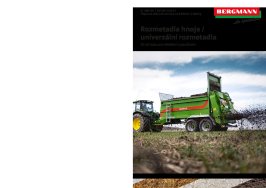 Rozmetadla hnoje - univerzální rozmetadla M 1080 - M-TSW 2120 E-T