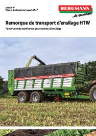 Remorques de transport d’ensilage HTW